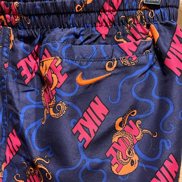 New Nike Octopus Swim Trunks Shorts Size L Kids - Picture 7 of 9